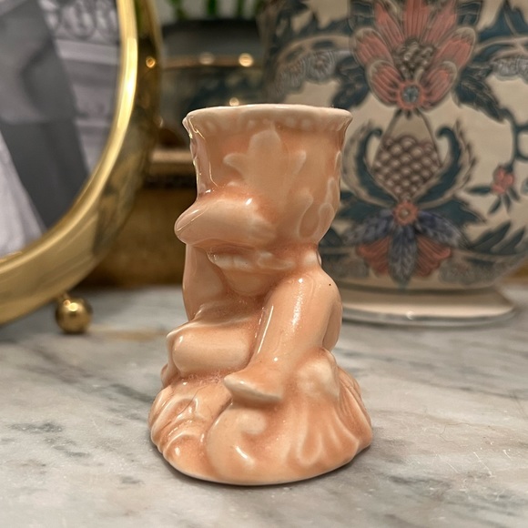 Vintage Cherub Candlestick Holder - Picture 5 of 7